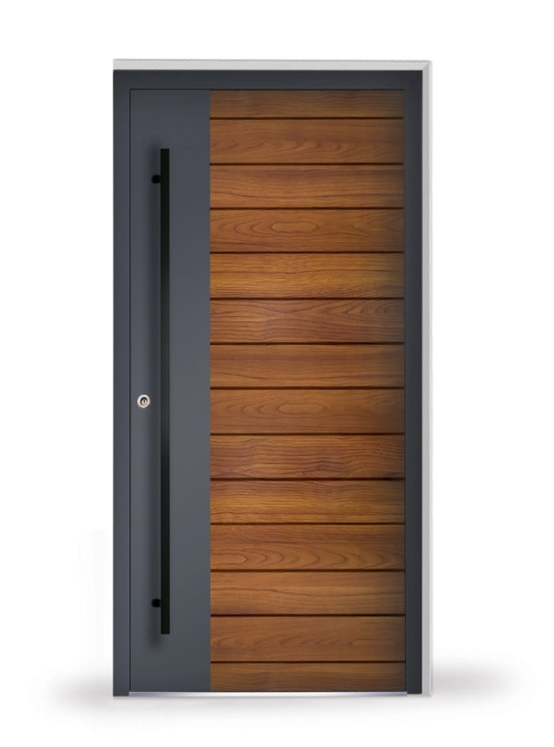 Modern Glass and Metal Design for a Sleek and Stylish Front Door
