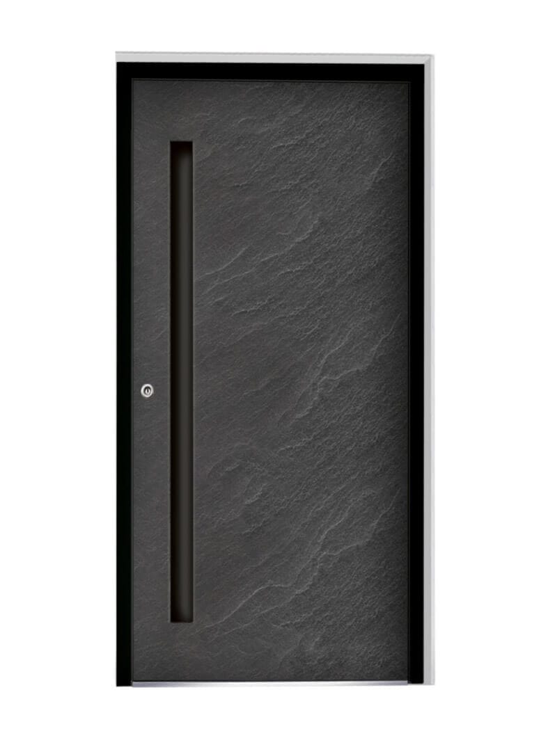 Sleek Side Panels for a Modern and Open Entryway