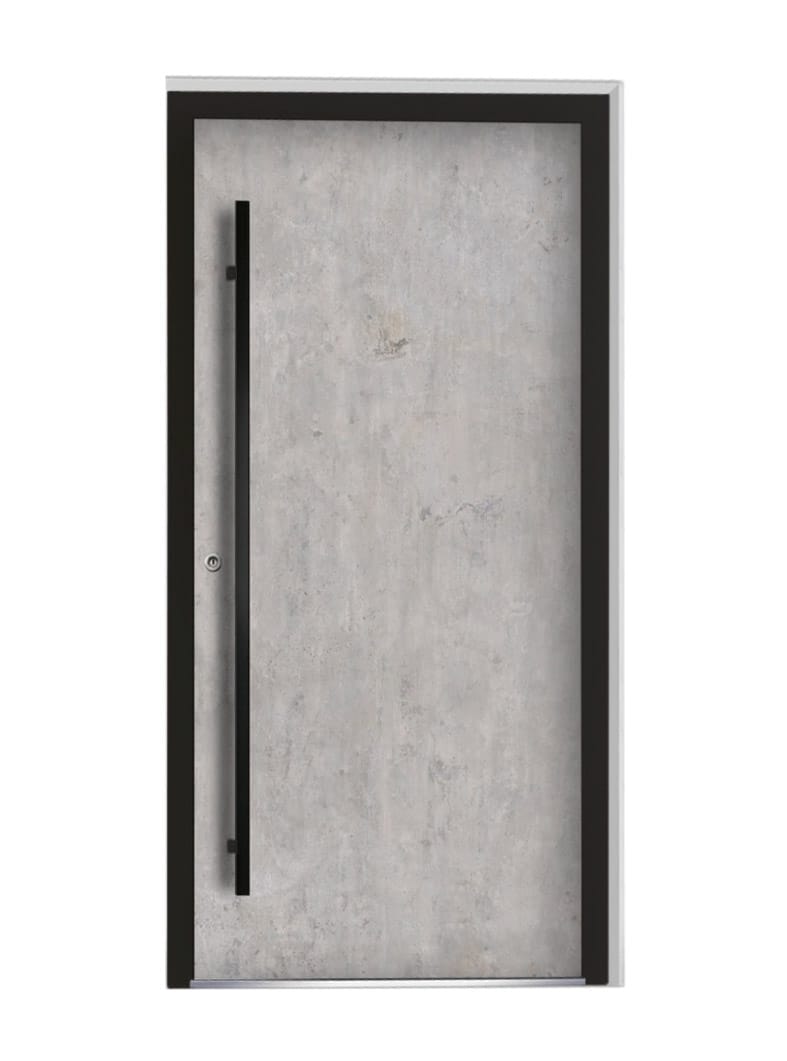 Large Vertical Glass Panels for a Modern and Stylish Entryway